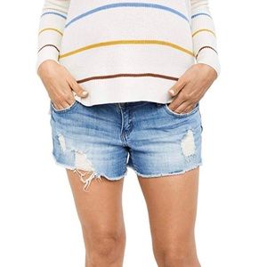 Maternity Jean Shorts